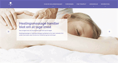 Desktop Screenshot of healingsmassage.com